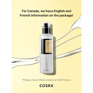 خرید و قیمت اسنس موسین حلزون کوزارکس Cosrx Advanced Snail ۹۶ Mucin Power Essence حجم 100 میلی لیتر