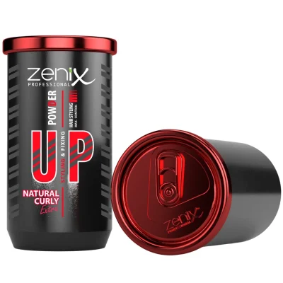 خرید و قیمت پودر حالت دهنده مو سری فر طبیعی زنیکس zenix hair styling powder natural curly وزن 20 گرم