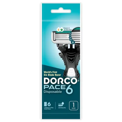 خرید و قیمت خود تراش دورکو ۶ تیغ DORCO PACE 6 PORTABLE بسته 1 عددی