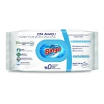 خرید و قیمت دستمال مرطوب سطوح چند منظوره بینگو رایحه صابون سفید Bingo PRATIK Beyaz Sabun بسته 100 عددی