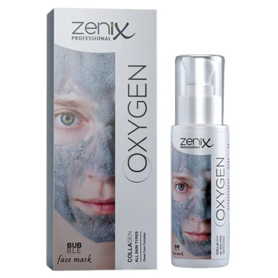 خرید و قیمت ماسک صورت فومی حاوی اکسیژن و کلاژن زنیکس zenix face care mask oxygen collagen حجم 70 میلی لیتر