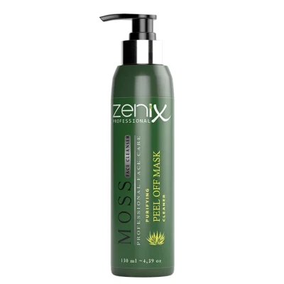 خرید و قیمت ماسک صورت موس لایه بردار زنیکس zenix peel off face mask moss حجم 130 میلی لیتر