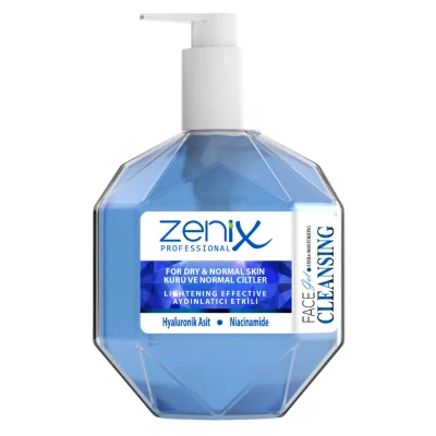خرید و قیمت ژل شست و شوی صورت مناسب پوست های خشک و نرمال زنیکس zenix face cleaning gel for dry & normal حجم 285 میلی لیتر