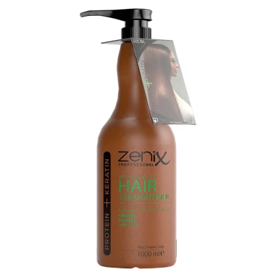 خرید و قیمت کراتین مو زنیکس zenix protein keratin series hair care straightener حجم 1000 میلی لیتر