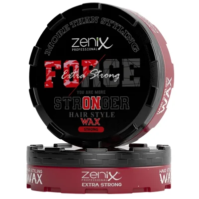 خرید و قیمت واکس موی فورس مدل اکسترا استرانگ زنیکس zenix force hair style wax extra strong حجم 150 میلی لیتر