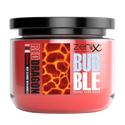 خرید و قیمت ماسک صورت خاک رس حبابی اژدهای قرمز زنیکس zenix bubble clay face mask red dragon حجم 300 میلی لیتر