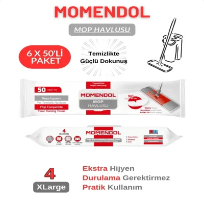 خرید و قیمت دستمال مرطوب طی چند منظوره مومندول رایحه صابون سفید MUMENDOL Beyaz Sabun بسته 50 عددی