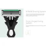 خرید و قیمت خود تراش دورکو ۶ تیغ DORCO PACE 6 PORTABLE بسته 1 عددی