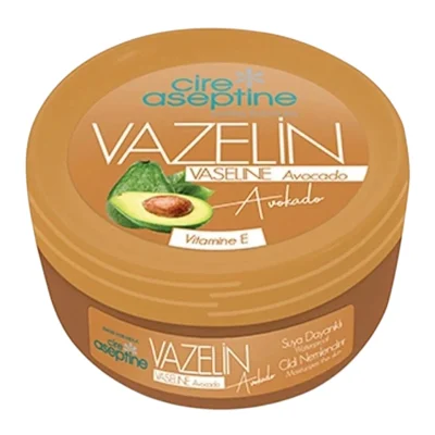 خرید و قیمت وازلین حاوی ویتامین E سیر آسپتین رایحه آواکادو cire aseptine VASELINE Avocado حجم 200 میلی لیتر