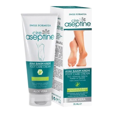 خرید و قیمت کرم ترک پا سیر آسپتین cire aseptine AYAK BAKIM KREMİ حجم 75 میلی لیتر