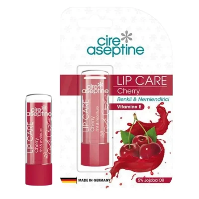 خرید و قیمت بالم لب رنگی هیالونیک سیر آسپتین طعم گیلاس cire aseptine LIP CARE Cherry حجم 200 میلی لیتر