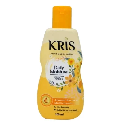 خرید و قیمت لوسین بدن روغن بادام و مولتی ویتامینه کریس مدل رطوبت روزانه KRIS Daily Moisture Almond Butter حجم 100 میلی لیتر