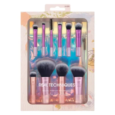 خرید و قیمت ست براش ۱۰ تیکه مسافرتی ریل تکنیک REAL TECHNIQUES TRAVEL FANTASY MINI BRUSH KIT