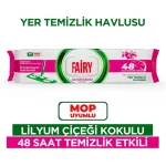 دستمال مرطوب طی چند منظوره فیری رایحه لیلیوم FAIRY mop uyumlu LİLYUM ÇİÇEĞİ بسته 50 عددی - Image 2
