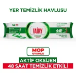 خرید و قیمت دستمال مرطوب طی چند منظوره فیری رایحه صابون سفید FAIRY mop uyumlu BEYAZ SABUN بسته 50 عددی