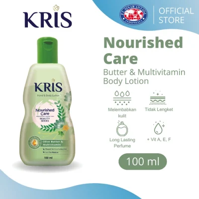 خرید و قیمت لوسین بدن روغن زیتون و مولتی ویتامینه کریس مدل مراقبت تغذیه شده KRIS Nourished Care Olive Butter حجم 100 میلی لیتر