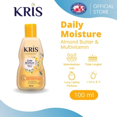 خرید و قیمت لوسین بدن روغن بادام و مولتی ویتامینه کریس مدل رطوبت روزانه KRIS Daily Moisture Almond Butter حجم 100 میلی لیتر
