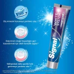 خمیر دندان سفید کننده وایت سیستم سیگنال مدل سفیدی قوی Signal WHITE SYSTEM ARINDIRICI BEYAZLIK حجم 75 میلی لیتر - Image 2