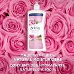 لوسین بدن گل رز و روغن آرگان سنت ایوز مدل صاف کننده St.Ives SMOOTHING BODY LOTION ROSE حجم 621 میلی لیتر - Image 2