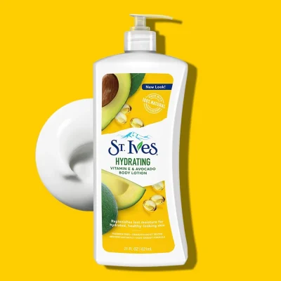 خرید و قیمت للوسین بدن آووکادو و ویتامین E سنت ایوز مدل آبرسان St.Ives HYDRATING BODY LOTION AVOCADO حجم 621 میلی لیتر