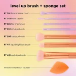 ست براش ۸ تیکه ریل تکنیک صورت ، گونه و چشم REAL TECHNIQUES level up brush + sponge set - Image 4
