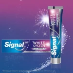 خرید و قیمت خمیر دندان سفید کننده وایت سیستم سیگنال مدل سفیدی قوی Signal WHITE SYSTEM GÜÇLÜ BEYAZLIK حجم 75 میلی لیتر