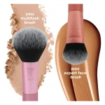 خرید و قیمت براش مینی ریل تکنیک رژ گونه و کرم پودر Real Techniques Mini Brush set