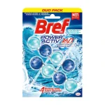 خرید و قیمت خوشبو کننده توالت برف توپی رایحه اقیانوس Bref POWER AKTIV OCEAN بسته 8 عددی