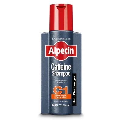 خرید و قمیت شامپو مو ضد شوره و کافئینه آلپسین سی وان Alpecin Caffeine Shampoo C1 حجم 250 میلی لیتر
