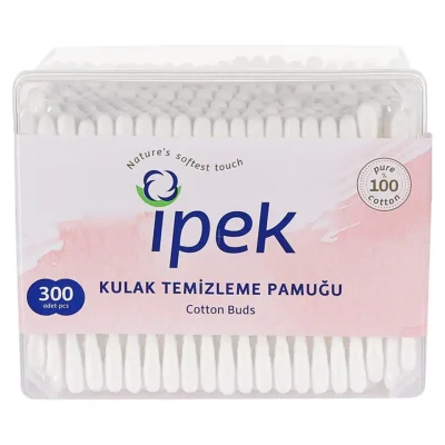 خرید و قیمت گوش پاک کن ایپک ipek KULAK TEMIZLEME PAMUCU بسته 300 عددی
