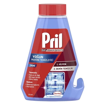 خرید و قیمت جرمگیر ماشین ظرفشویی پریل Pril YOGUN MAKINE TEMIZLEYIGI حجم 250 میلی لیتر