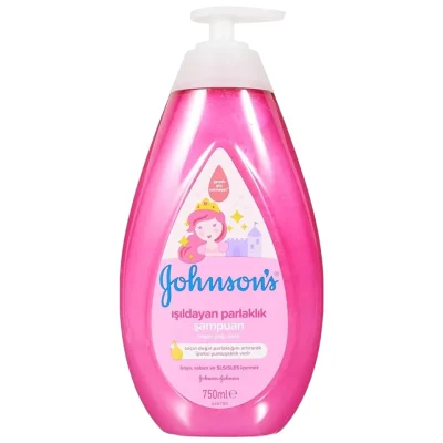 خرید و قیمت شامپو مو بچه جانسون حاوی عصاره آرگان Johnson ışıldayan parlaklık şampuan حجم 750 میلی لیتر