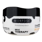 خرید و قیمت ماسک مو داخل حمام مورفوس مخصوص موهای خشک و موخوره مدل تراپی شیری MORFOSE MILK THERAPY حجم 500 میلی لیتر