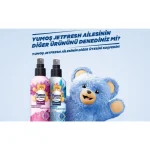 اسپری ضد چروک و خوشبو کننده لباس یوموش رایحه لیلیوم Yumos JET FRESH GİYSİ SPREYİ Lilyum حجم 200 میلی لیتر