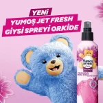 خرید و قیمت اسپری ضد چروک و خوشبو کننده لباس یوموش رایحه ارکیده Yumos JET FRESH GİYSİ SPREYİ Orkide حجم 200 میلی لیتر