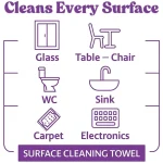 خرید و قیمت دستمال مرطوب سطوح چند منظوره اسلیپی رایحه لاوندر Sleepy Easy Clean Yüzey Temizlik Havlusu بسته 100 عددی