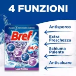 خوشبو کننده توالت برف توپی رایحه لاوندر Bref POWER AKTIV LAVENDER بسته 8 عددی - Image 4