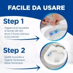 خوشبو کننده توالت برف توپی رایحه اقیانوس Bref POWER AKTIV OCEAN بسته 12 عددی - Image 4