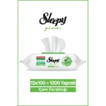 دستمال مرطوب سطوح چند منظوره اسلیپی رایحه کاج Sleepy Pine Yüzey Temizlik Havlusu بسته 100 عددی - Image 4