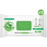 دستمال مرطوب سطوح چند منظوره اسلیپی رایحه کاج Sleepy Pine Yüzey Temizlik Havlusu بسته 100 عددی - Image 5