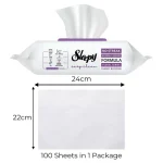 خرید و قیمت دستمال مرطوب سطوح چند منظوره اسلیپی رایحه لاوندر Sleepy Easy Clean Yüzey Temizlik Havlusu بسته 100 عددی