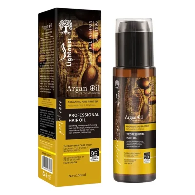 خرید و قیمت روغن آرگان بدون سولفات ۹۵% آرگان مدل روغن مو حرفه‌ای ARGAN OIL professional hair oil حجم 100 میلی لیتر