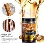 ماسک مو داخل حمام بدون سولفات ۹۵% آرگان مدل ماسک مو کرمی ARGAN OIL creamy hair mask حجم 1000 میلی لیتر - Image 2
