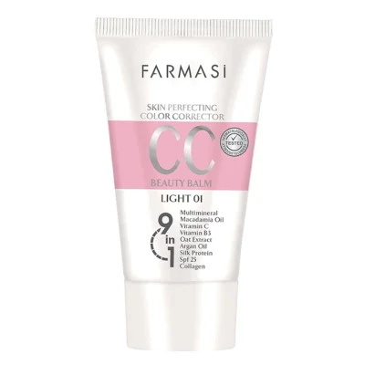 خرید و قیمت CC کرم فارماسی شماره 01 FARMASI BEAUTY BALM (CC) CRREAM Light حجم 50 میلی لیتر