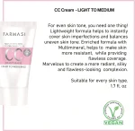 خرید و قیمت CC کرم فارماسی شماره 02 FARMASI BEAUTY BALM (CC) CRREAM Light to medium حجم 50 میلی لیتر