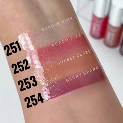 خرید و قیمت لیپ گلس گلامی گلدن رز شماره 251 (صورتی حبابی) GOLDEN ROSE SHIMMER LIP GLAZE
