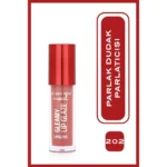 لیپ گلس گلامی گلدن رز شماره 202 (نودِ هلویی) GOLDEN ROSE GLEAMY LIP GLAZE - Image 3