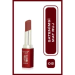 خرید و قیمت رژ جامد مات ساتینی گلامی گلدن رز شماره 05 (رژگونه سوخته) GOLDEN ROSE SATINY MATTE
