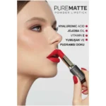 رژ جامد پودری گلدن رز شماره 109 GOLDEN ROSE PUREMATTE POWDER - Image 3