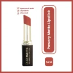 رژ جامد پودری گلدن رز شماره 123 GOLDEN ROSE PUREMATTE POWDER - Image 6
